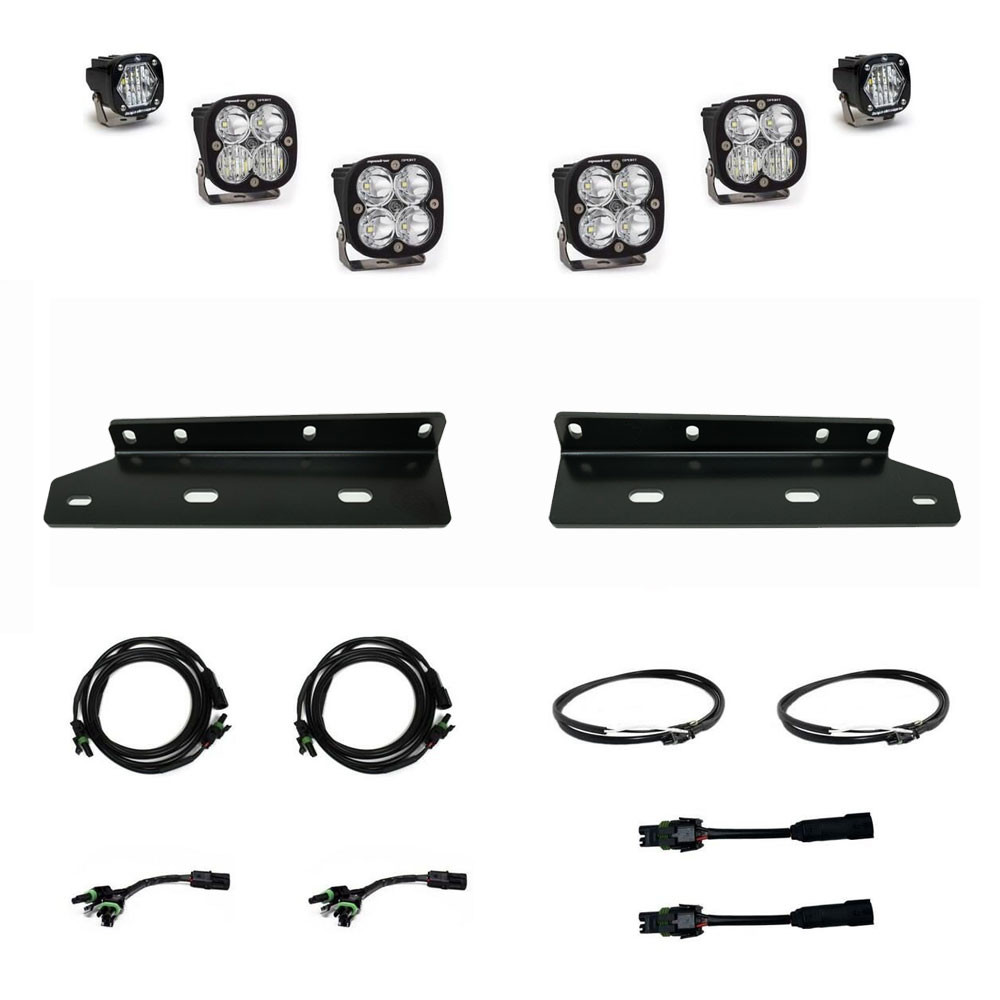 Baja Designs® Squadron Sport / S1 Fog Pocket Lights Kit (21-24 Ford Raptor)