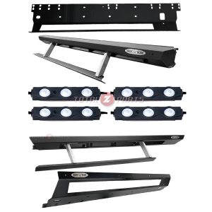 Rock Slide Engineering® Step Sliders, LED Lights, Skid Plates (21-UP Ford Bronco 4 Door)