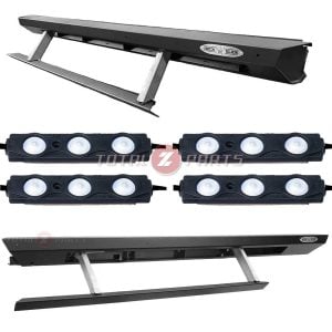 Rock Slide Engineering® Step Sliders & LED Lights Kit  (21-UP Ford Bronco 4 Door)
