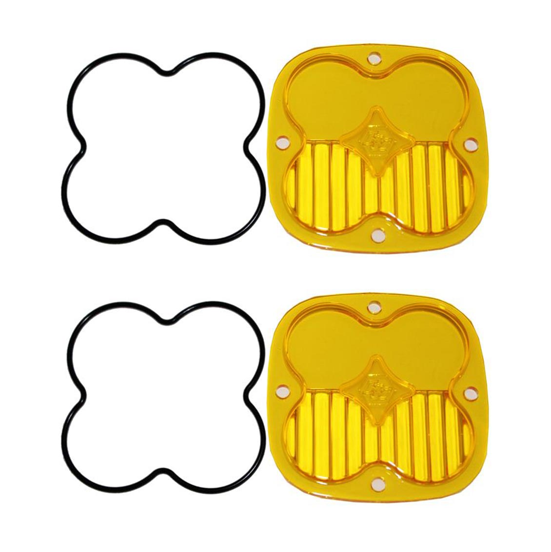 Baja Designs® Pair of Amber Driving/Combo Lens Kit for Squadron Pro/Sport