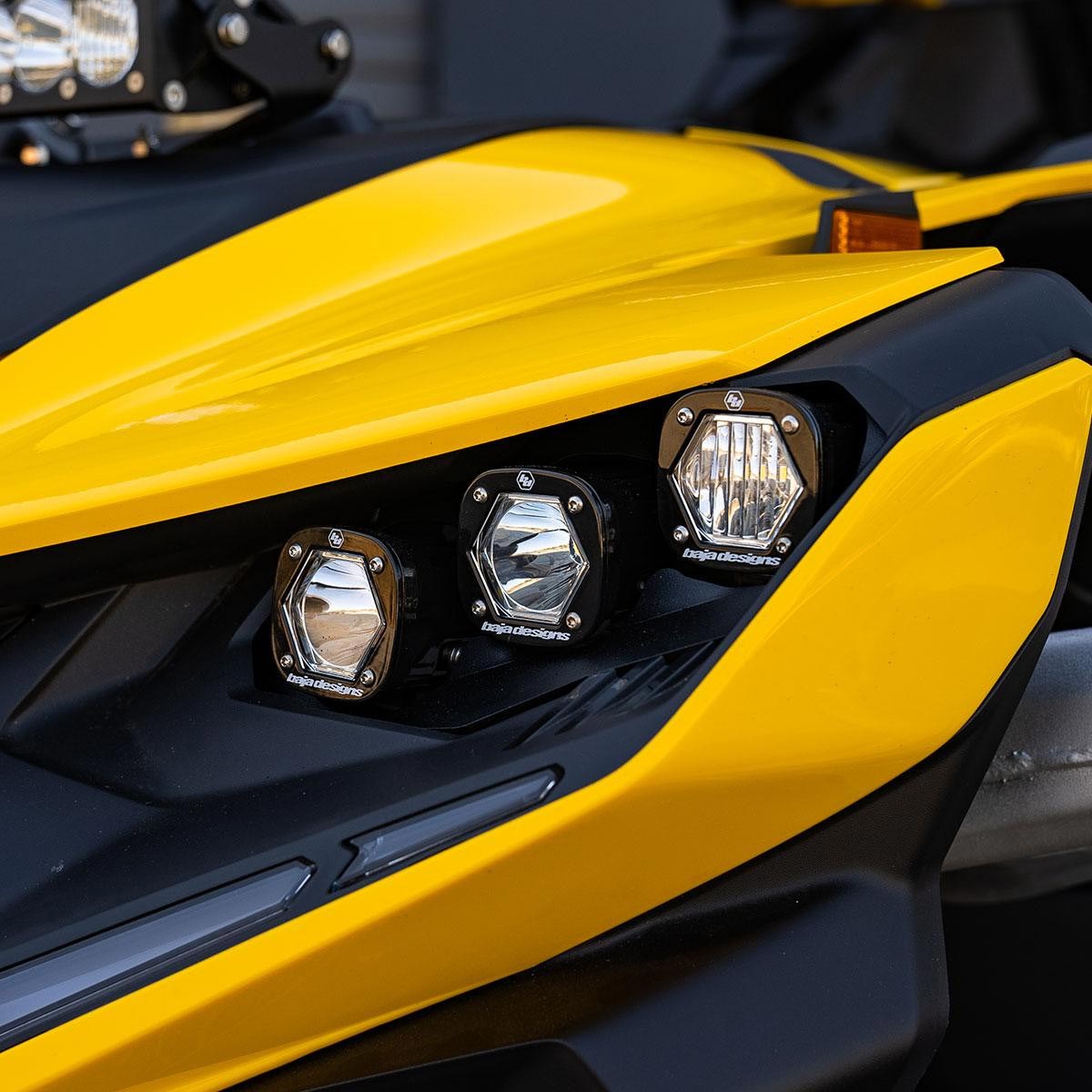 Baja Designs® S1 Triple LED Headlight Kit (2024+ Can-Am Maverick R)