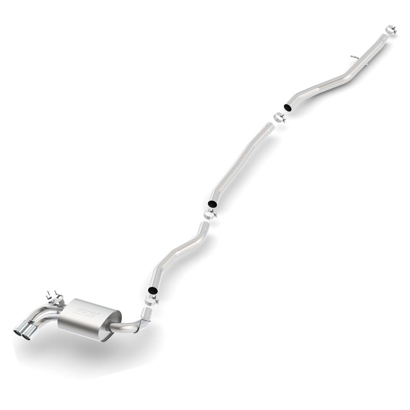 Borla® Cat-Back S-Type Exhaust for 12-16 BMW 328i Sedan, 428i Coupe