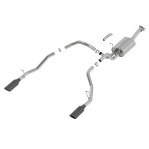 Borla® ATAK Stainless Cat-back Exhaust, Black Tips (2019-2024 RAM 1500 5.7L V8)