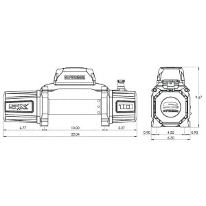 Superwinch® SX10SR 12V DC Winch 10,000 lb Synthetic Rope Superwinch® SX10SR 12V DC Winch 10,000 lb Synthetic Rope