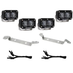 Baja Designs® S2 SAE Clear Dual Fog Pocket LED Lights Kit (2024+ Toyota Tacoma)