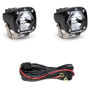 Baja Designs® S1 Laser 2-inch Pod Lights Pair (Spot Pattern) w/Wire Harness