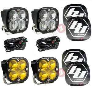 Baja Designs® 4x Squadron Pro LED (2 Amber Spot, 2 Clear Combo) & Wiring Baja Designs® 4x Squadron Pro LED (2 Amber Spot, 2 Clear Combo) & Wiring