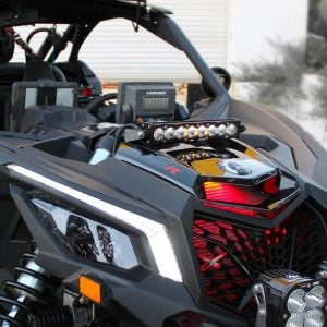 Baja Designs® S8 10-inch Shock Mount LED Hood Light Bar Kit (17-Up Can-Am Maverick X3)