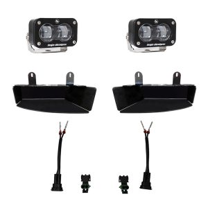 Baja Designs® S2 SAE Amber LED Fog Pocket Lights Kit (19-24 RAM 2500/3500)