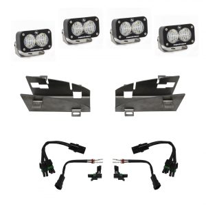 Baja Designs® S2 Sport Dual Fog Pocket LED Lights Kit (21-Up RAM 1500 Rebel & TRX)