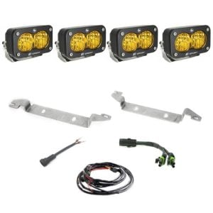 Baja Designs® S2 Sport Amber Fog Pocket LED Lights Kit (23-Up Toyota Sequoia)
