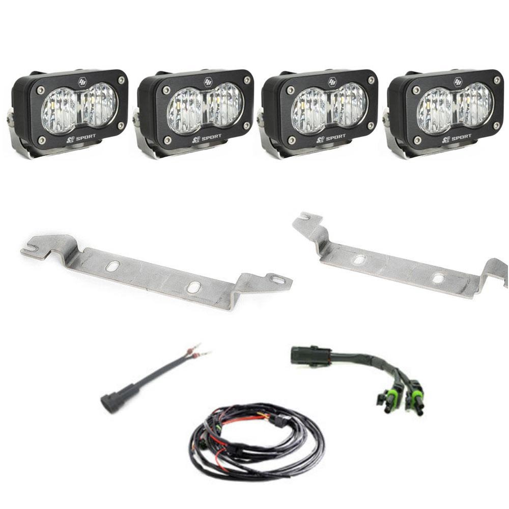 Baja Designs® S2 Sport Dual Fog Pocket LED Lights Kit (23-Up Toyota Sequoia)