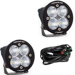 Baja Designs™ Squadron-R Clear Racer Edition Spot Pair w/Harness