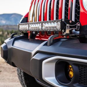 Baja Designs® OnX6+ 30" Front Bumper Light Bar Kit (18+ Jeep Wrangler JL, Gladiator JT w/Plastic Bumper) Baja Designs® OnX6+ 30" Front Bumper Light Bar Kit (18+ Jeep Wrangler JL, Gladiator JT w/Plastic Bumper)