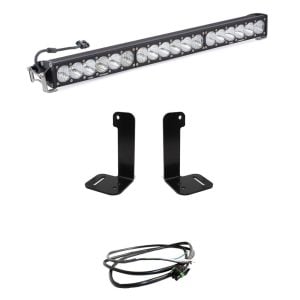 Baja Designs® OnX6+ 30" Front Bumper Light Bar Kit (18+ Jeep Wrangler JL, Gladiator JT w/Plastic Bumper) Baja Designs® OnX6+ 30" Front Bumper Light Bar Kit (18+ Jeep Wrangler JL, Gladiator JT w/Plastic Bumper)