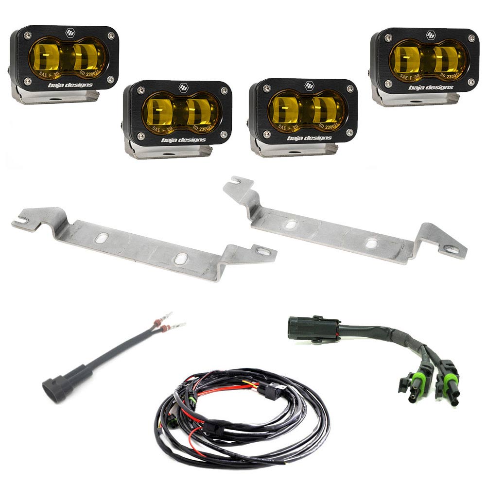 Baja Designs® S2 SAE Amber OEM Fog Light Replacement Kit (23-Up Toyota Sequoia) Baja Designs® S2 SAE Amber OEM Fog Light Replacement Kit (23-Up Toyota Sequoia)