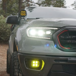 Baja Designs® Squadron SAE Amber LED Fog Lights Kit (19+ Ford Ranger, 21+ Bronco)