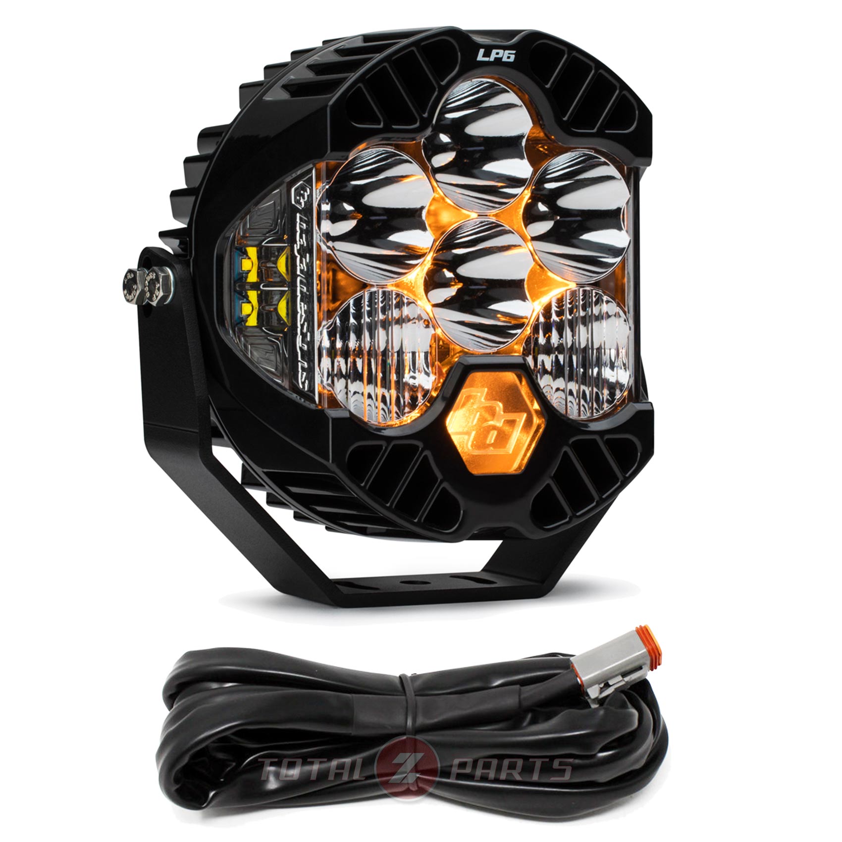 Baja Designs® LP6 Pro™ LED Clear Driving/Combo Light & Controller Harness