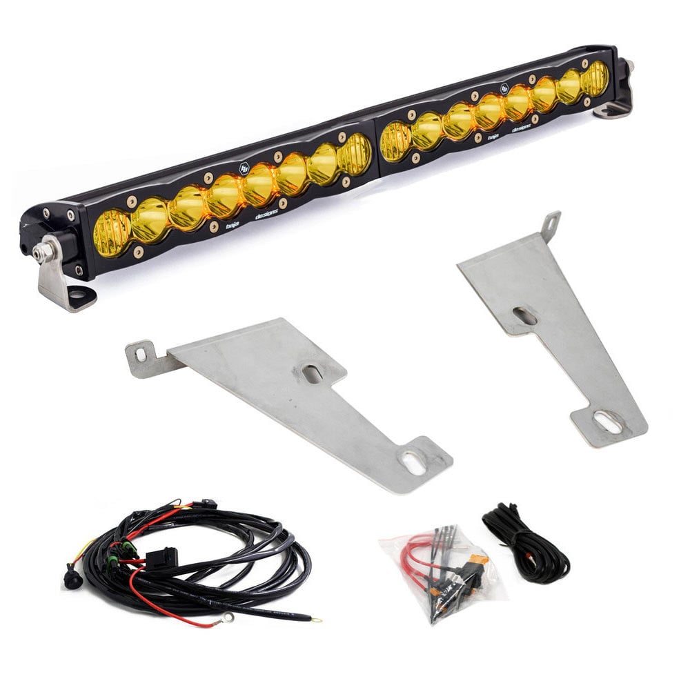 Baja Designs® S8 Front Bumper 20-inch Amber LED Light Bar Kit (2022+ Tundra)