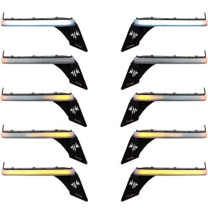 Quake LED® Slim Fender Chop Turn Signal DRL Lights (18-Up Jeep Wrangler / Gladiator Rubicon)
