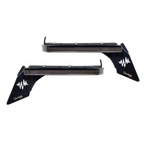 Quake LED® Slim Smoked Fender Chop Turn Signal DRL Lights (18-Up Jeep Wrangler / Gladiator Rubicon)