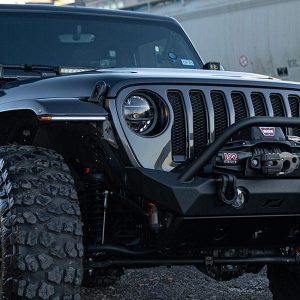 Quake LED® Slim Smoked Fender Chop Turn Signal DRL Lights (18-Up Jeep Wrangler / Gladiator Rubicon)