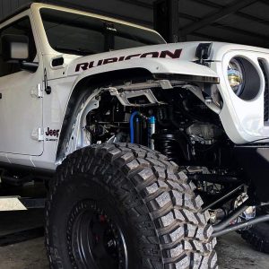 Quake LED® Slim Smoked Fender Chop Turn Signal DRL Lights (18-Up Jeep Wrangler / Gladiator Rubicon)