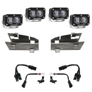 Baja Designs® S2 SAE Amber Fog Pocket LED Lights Kit (19+ RAM 1500 Rebel & TRX)