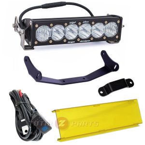 Baja Designs® OnX6+ 10" Light Bar Shock Tower Kit & Amber Cover (2024+ Can-Am Maverick R)