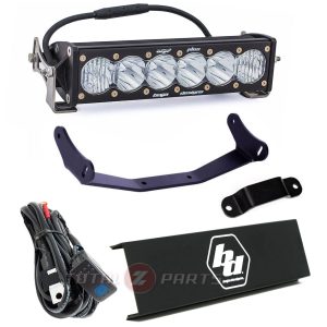 Baja Designs® OnX6+ 10" Light Bar Shock Tower Kit & Amber Cover (2024+ Can-Am Maverick R)