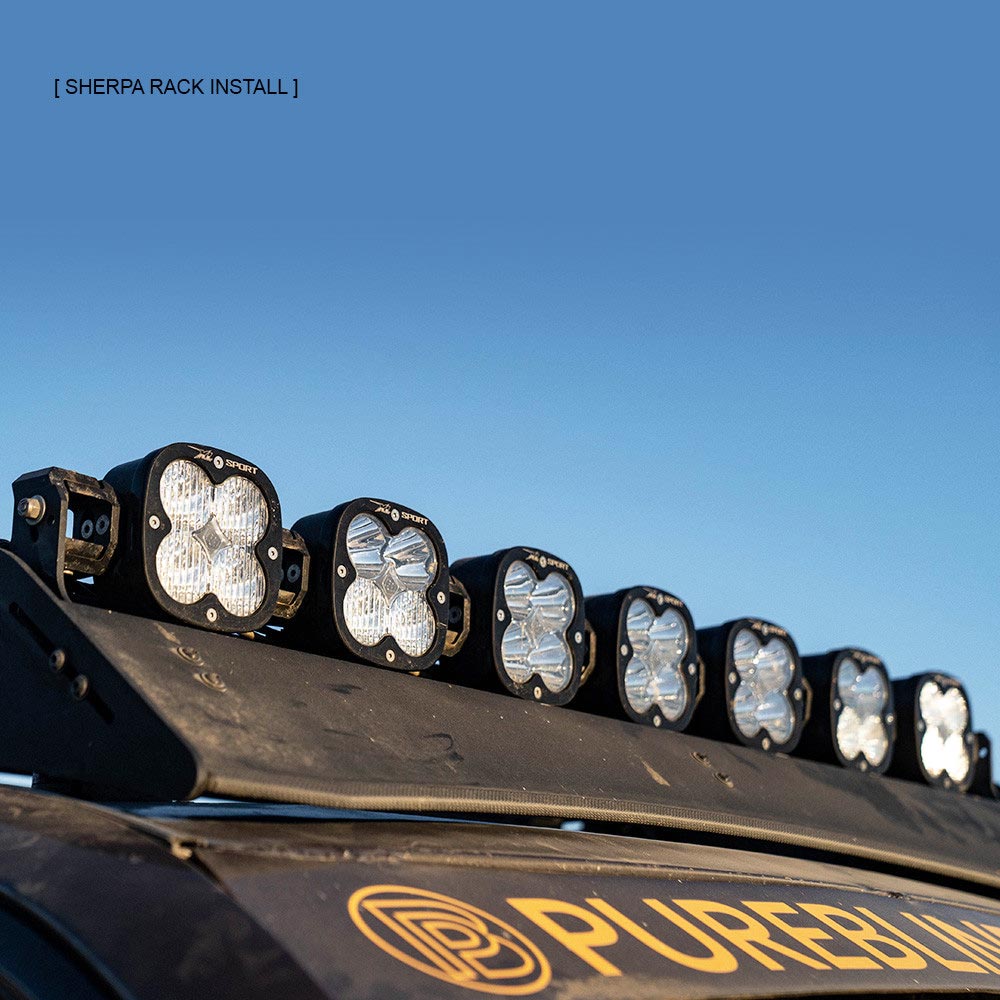 Baja Designs® XL Linkable Light Bar Kit for Prinsu/Sherpa Rack (10-24 Toyota 4Runner, 07-14 FJ, 05-23 Tacoma, 07-21 Tundra)