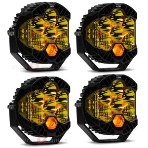 Baja Designs® 4x Amber LP6 Pro LED Driving/Combo Lights