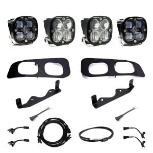 Baja Designs™ Squadron SAE Pro LED Fog Lights Upfitter Kit (23-25 Ford F250/F350)