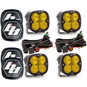 Baja Designs® XL80 LED Lights (2 Pairs) Amber Driving/Combo & Rock Guards