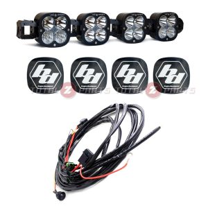 Baja Designs™ 4 XL Linkable LED Universal Light Bar w/Brackets, Wiring Harness, Rock Guards