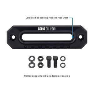 Borne Off-Road® 12K Electric Winch Black Synthetic Rope Borne Off-Road® 12K Electric Winch Black Synthetic Rope