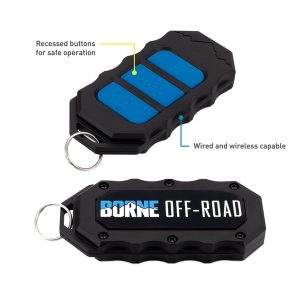 Borne Off-Road® 12K Electric Winch Black Synthetic Rope Borne Off-Road® 12K Electric Winch Black Synthetic Rope