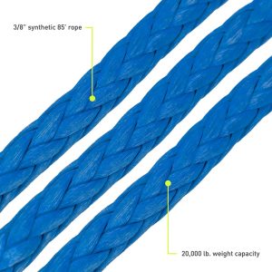 Borne Off-Road® 12K Electric Winch Blue Synthetic Rope Borne Off-Road® 12K Electric Winch Blue Synthetic Rope