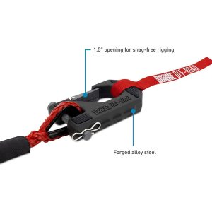 Borne Off-Road® 12K Electric Winch - Red Synthetic Rope Borne Off-Road® 12K Electric Winch - Red Synthetic Rope