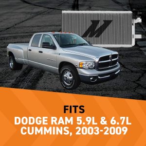 Mishimoto® Transmission Cooler for 03-09 Dodge Ram 5.9L/6.7L Cummins Mishimoto® Transmission Cooler for 03-09 Dodge Ram 5.9L/6.7L Cummins