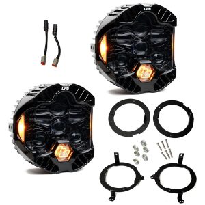 Baja Designs® DOT LP6 Headlight Kit (White DRL) for Jeep Wrangler JL / Gladiator JT