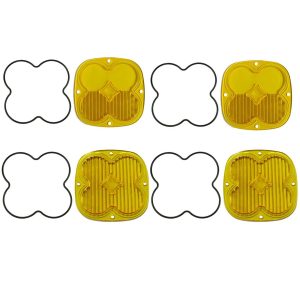 Baja Designs® Amber Lens Kits for XL Sport, Pro, XL80, Linkable (2 Driving/Combo, 2 Wide)