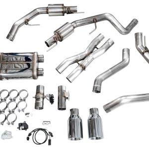 AWE Tuning® SwitchPath™ Catback Exhaust, Chrome Silver Tips (23-25 Ford Raptor R) AWE Tuning® SwitchPath™ Catback Exhaust, Chrome Silver Tips (23-25 Ford Raptor R)