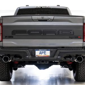 AWE Tuning® SwitchPath™ Catback Exhaust, Chrome Silver Tips (23-25 Ford Raptor R) AWE Tuning® SwitchPath™ Catback Exhaust, Chrome Silver Tips (23-25 Ford Raptor R)