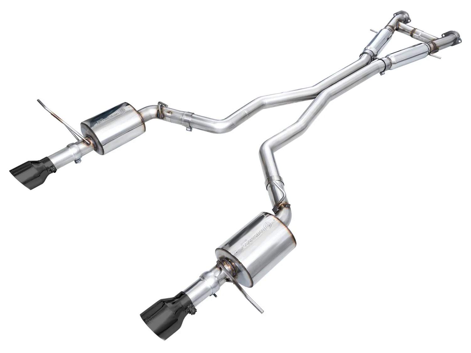 AWE Tuning® Catback Touring Exhaust, Black Tips (18-25 Dodge Durango SRT & Hellcat)