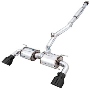 AWE Tuning® Catback Touring Exhaust, Black Tips (Toyota 86/GR86, Scion FR-S, Subaru BRZ)
