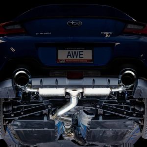 AWE Tuning® Catback Touring Exhaust, Chrome Tips (Toyota 86/GR86, Scion FR-S, Subaru BRZ) AWE Tuning® Catback Touring Exhaust, Chrome Tips (Toyota 86/GR86, Scion FR-S, Subaru BRZ)