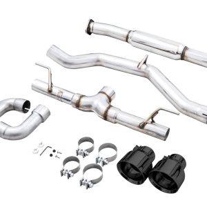 AWE Tuning® Catback Track Exhaust, Black Tips (Toyota 86/GR86, Scion FR-S, Subaru BRZ) AWE Tuning® Catback Track Exhaust, Black Tips (Toyota 86/GR86, Scion FR-S, Subaru BRZ)