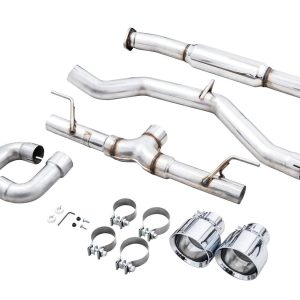 AWE Tuning® Catback Track Exhaust, Chrome Tips (Toyota 86/GR86, Scion FR-S, Subaru BRZ) AWE Tuning® Catback Track Exhaust, Chrome Tips (Toyota 86/GR86, Scion FR-S, Subaru BRZ)