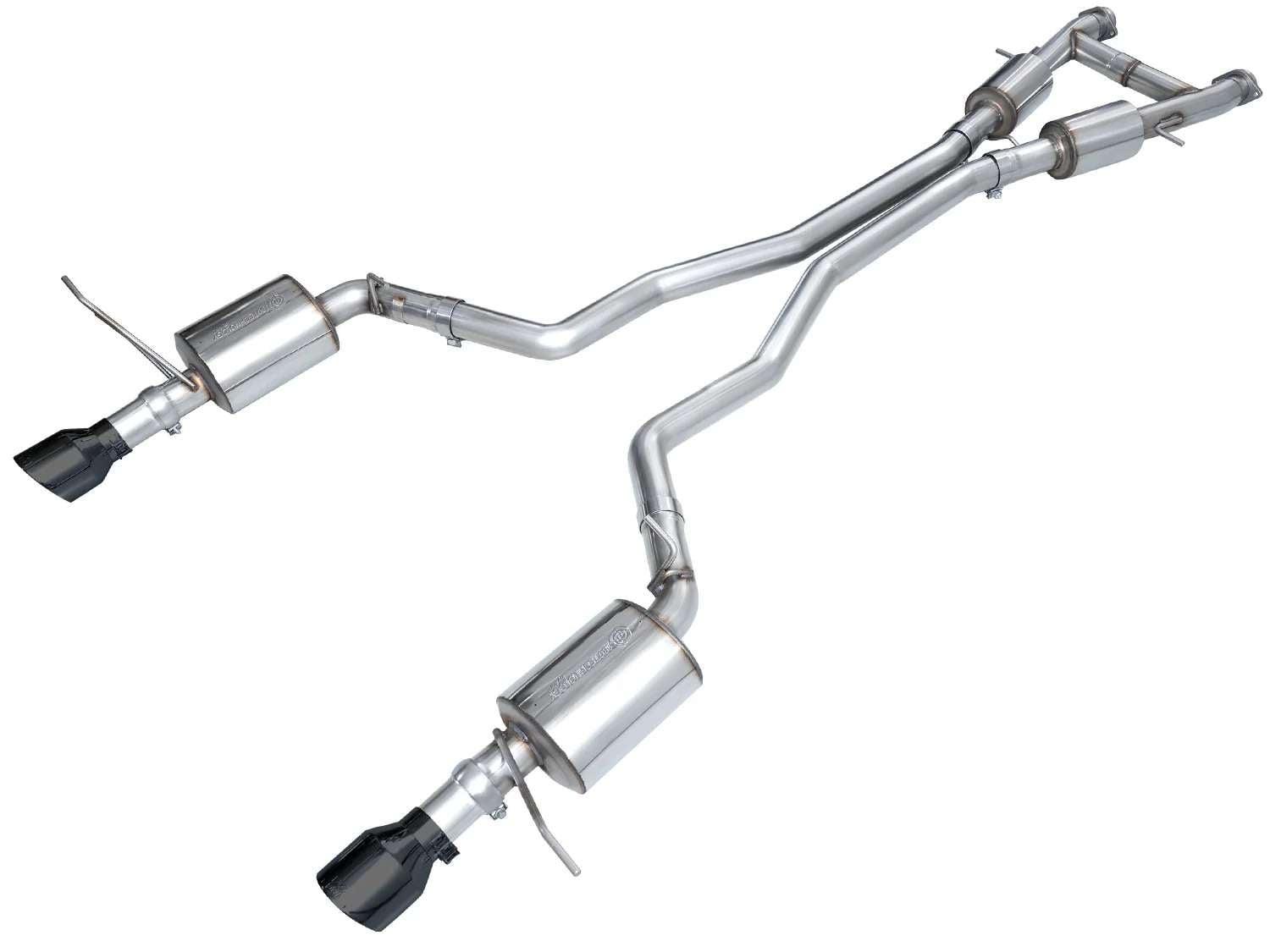 AWE Tuning® Catback Touring Exhaust, Black Tips (11-25 Dodge Durango 3.6/5.7)
